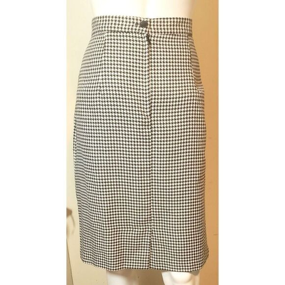 Houndstooth Pencil Skirt by M.H.M. Melissa Harper - 13/14 - Picture 4 of 7